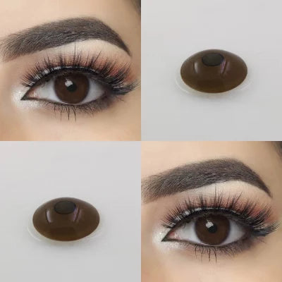 Brown Polycarbonate Prosthetic Contact Lens