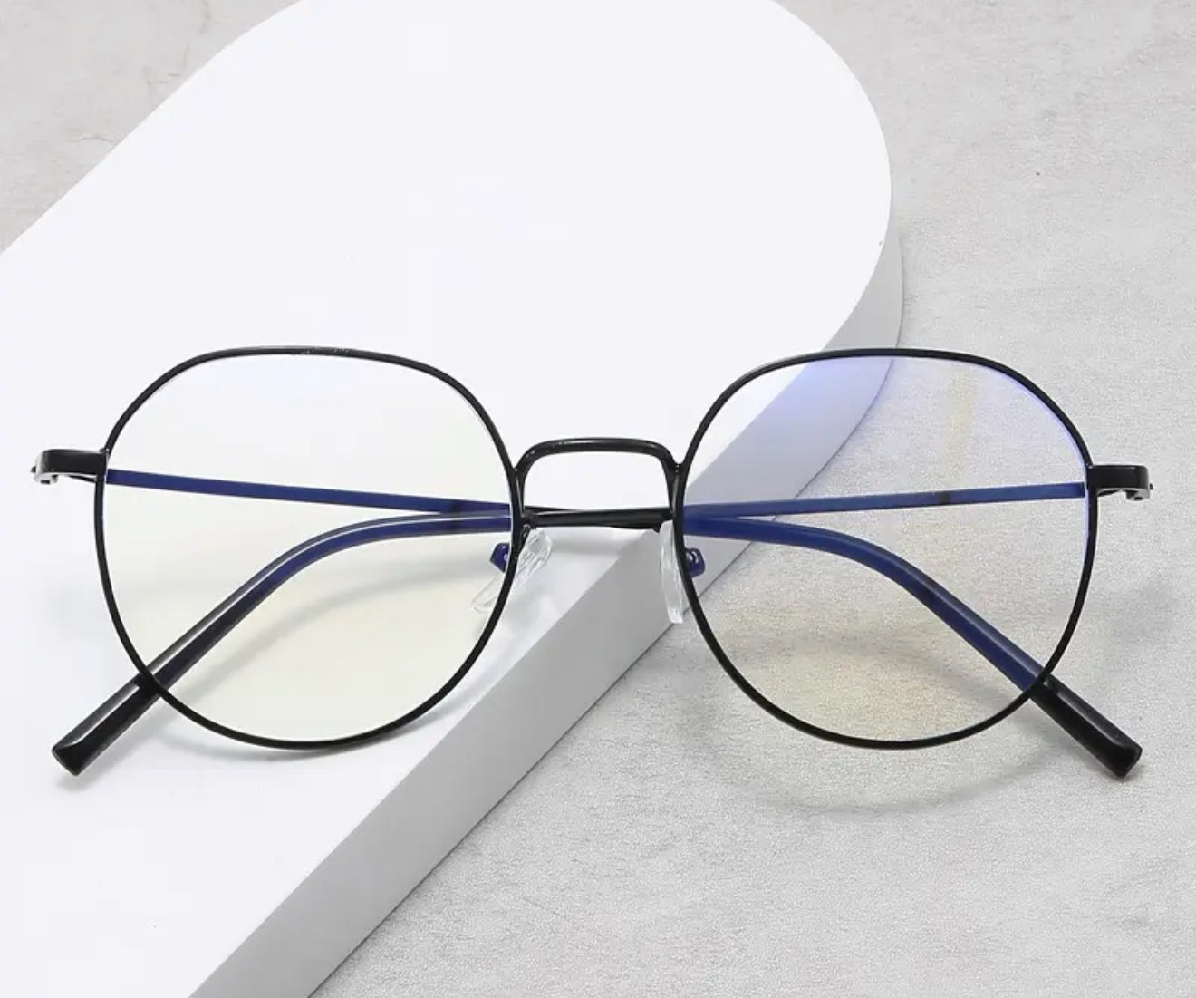 Metal Black Glasses