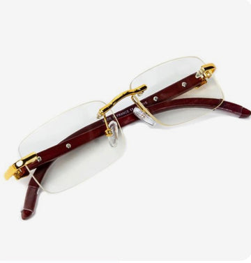 Cartier wood side Glasses