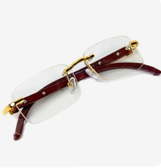 Cartier wood side Glasses