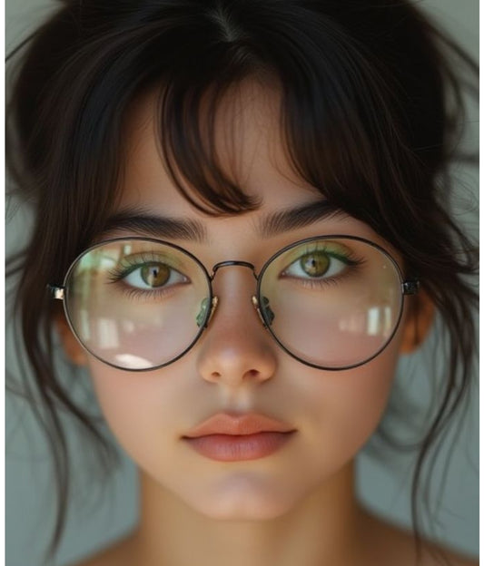 Women round frame