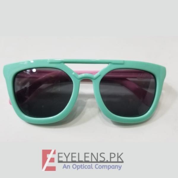 Baby Sunglasses Polarized Sea Green & Pink - Eye Lens 