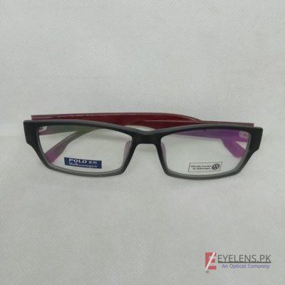 Polo Women Eyewear – Black Gray & Red Combination - Eye Lens 