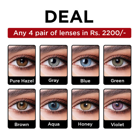 Buy any 4 pairs of lenses in 2200
